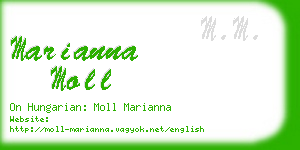 marianna moll business card